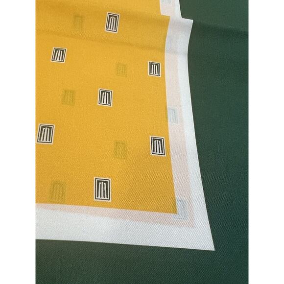 Vineyard Vines Square Scarf Silk NEW Methodist University GB Packers Colors - Picture 7 of 8